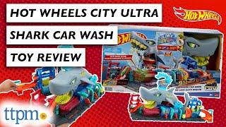 Let's Race with the Hot Wheels City Ultra Shark Car Wash!