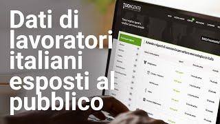 Dati di lavoratori italiani esposti al pubblico | cybernews.com