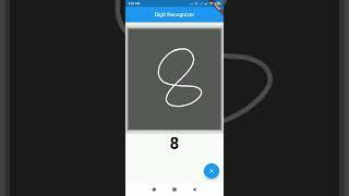 Digit Recognizer App with Deep Learning model & Flutter