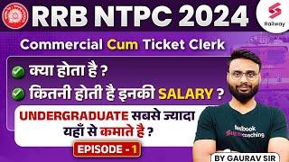 RRB NTPC 2024 | Commercial Cum Ticket Clerk क्या होता है ? | RRB NTPC 2024 12th Level Salary