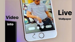 How to convert any Video into Live wallpaper || How to make live photos from Videos in iPhone 