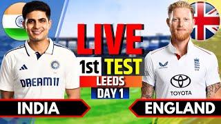 India vs England, 1st Test, Day 1 | Live Cricket Match Today | IND vs ENG Live Match | 3rd Session