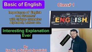 Basic English Grammar Lecture#1