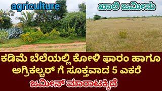 6 lakhs per acre in low price General Property Near By Challakere Chitradurga Dist: Karnataka