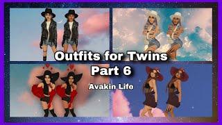 Outfits with hats for twins - Avakin Life (Part 6)