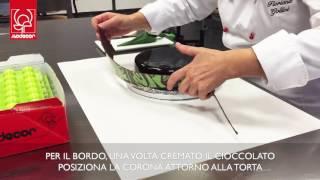 Modecor: Corone - trasferelli per cioccolato fondente e bianco