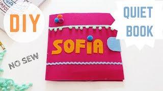 DIY No Sew Quiet Book +  FREE Patterns