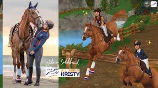 ⁠Kristy met Galante MAKE-OVER in StarStable! || (met SSO SPEEDPAINT ProCreate & Gimp) ​⁠