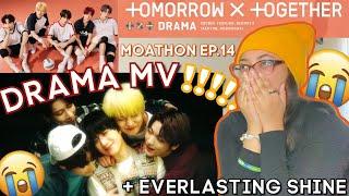 TXT - ‘Drama [Japanese Ver.]’ MV + ‘永遠に光れ (Everlasting Shine)’ REACTION | ₊˚ TXT MOAthon (EP.14)・+.