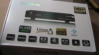 ZGemma H7 UHD 4K Satellite receiver unboxing and first impressions