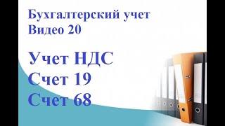 Учет НДС простыми словами на примерах. Счет 19. Счет 68. НДС просто и понятно. Суть НДС.