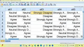 How to perform Principal component Analysis (PCA) on LIKERT SCALE ITEMS for QUESTIONNAIRE using SPSS