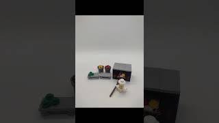 Chef Bot Bakes Pizza #shorts #stopmotion #lego #legorobot #moc #build #baking #pizza