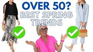 8 BEST SPRING FASHION TRENDS for WOMEN OVER 50!