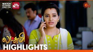 Lakshmi - Highlights | 22 Oct 2024 | New Tamil Serial | Sun TV