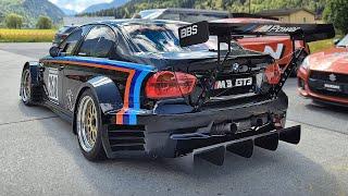 9,000+rpm S65 V8 BMW M3 E90 Track MONSTER sounds Fantastic | Onboard FLAT-OUT on Slalom Course!