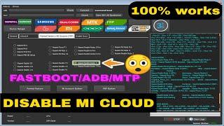 xiaomi mi cloud | mtk auth flash tool | disable DA file | MI Unlock tool