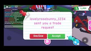 Trading a mega dog in roblox adopt me!