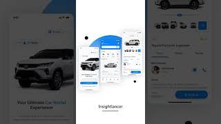 Car Rental App UI Design | Figma UIUX Design | App UI Design