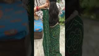 How to wear Georgette saree in 1 minute | Georgette saree draping with perfect pleats| जॉर्जेट साड़ी