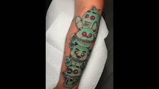 FNAF animatronics tattoo artwork