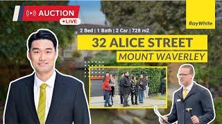 Live Auction @ 32 Alice Street, Mount Waverley