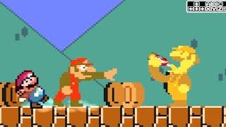 NEW MADNESS MARIO DESTROYS MUGEN CHARACTERS IN SURVIVAL MODE