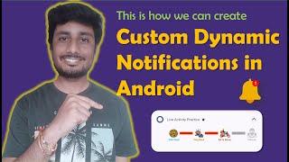 How to simulate Live Activity in Android | Custom dynamic notifications with Remote Views