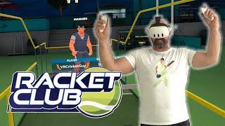 This is Racket Club - It's basically VR Padel Ball...and it's a lot of fun