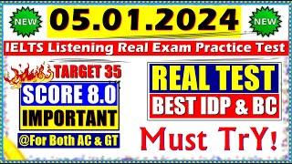 IELTS LISTENING PRACTICE TEST 2023 WITH ANSWERS | 05.01.2024