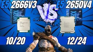 E5 2650 V4 vs E5 2666 V3 - Qual e melhor para Jogos?