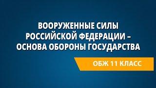 Вооруженные Силы Российской Федерации – основа обороны государства