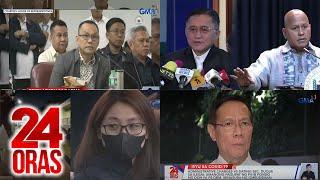 24 Oras: (Part 1) Pagbibitiw ng NAPOLCOM Comm. na iniuugnay sa madugong Duterte drug war..., atbp.