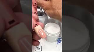 Quick Nail Tips: How get the Perfect Liquid to Powder Acrylic Ratio - #shorts