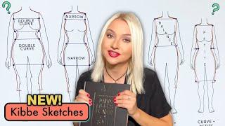 10 Body Sketches: Kibbe Typing Update!
