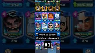 4 decks para guerra