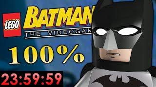 I Gave Myself 24 Hours to 100% Lego Batman