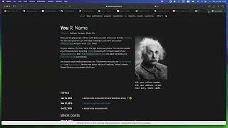 Build your professional webpage - Tutorial (github pages Minimal Mistakes Jekyll theme)