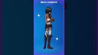 Mikasa Ackermann Outfit  Epic Outfit Fortnite