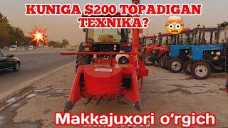 Кунига $200 топадиган маккажухори урадиган комбайн?  || Кормоуборочный комбайн