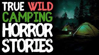 True Wild Camping Scary Horror Stories for Sleep | Black Screen With Rain Sounds