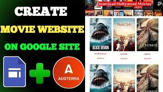 How To Create a Free Movie Website And Earn Money | Adsterra Direct Link Secret Earning Method 2023