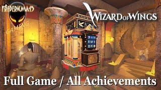 WIZARD OF WINGS ESCAPE Full Game Walkthrough / All Achievements (Puzzle Adventure Escape Room Game)