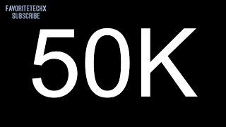 FavoriteTechX says Thank you 50000 Times to all of you  #shorts