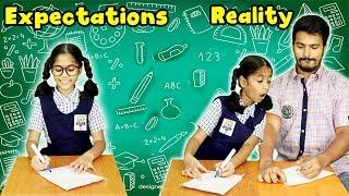 School Exams Time : Expectation Vs Reality | Pari's Lifestyle