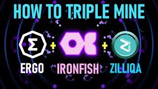 Triple Mining - Ergo, Ironfish and Zil in Hiveos