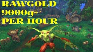 INSANE RAW Gold Farm 9000G+ Per Hour - No Auction House - WoW Shadowlands