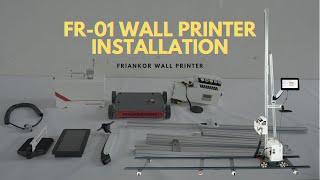 Friankor FR-01 Portable Wall Printer Installation #wallprinter