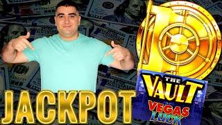 Jackpot Handpay On THE VAULT Slot ! Las Vegas Casino JACKPOT WINNER