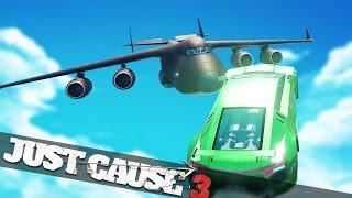 CRAZIEST JUST CAUSE 3 ONLINE CARGO PLANE STUNT!!! :: Just Cause 3 Multiplayer Funny Moments!